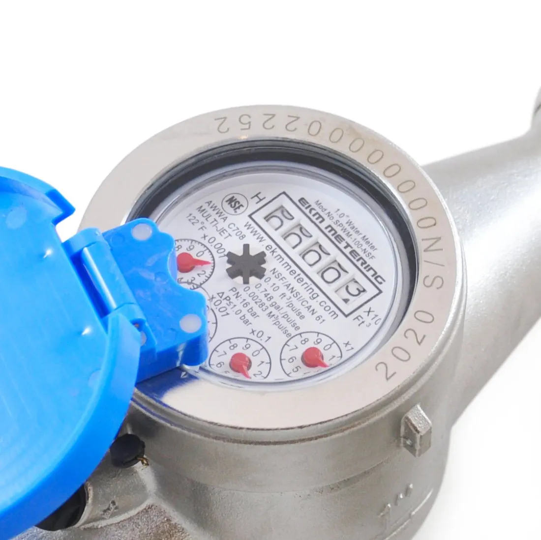 1.0 Inch Water Meter - Stainless Steel, NSF 61, Pulse Output