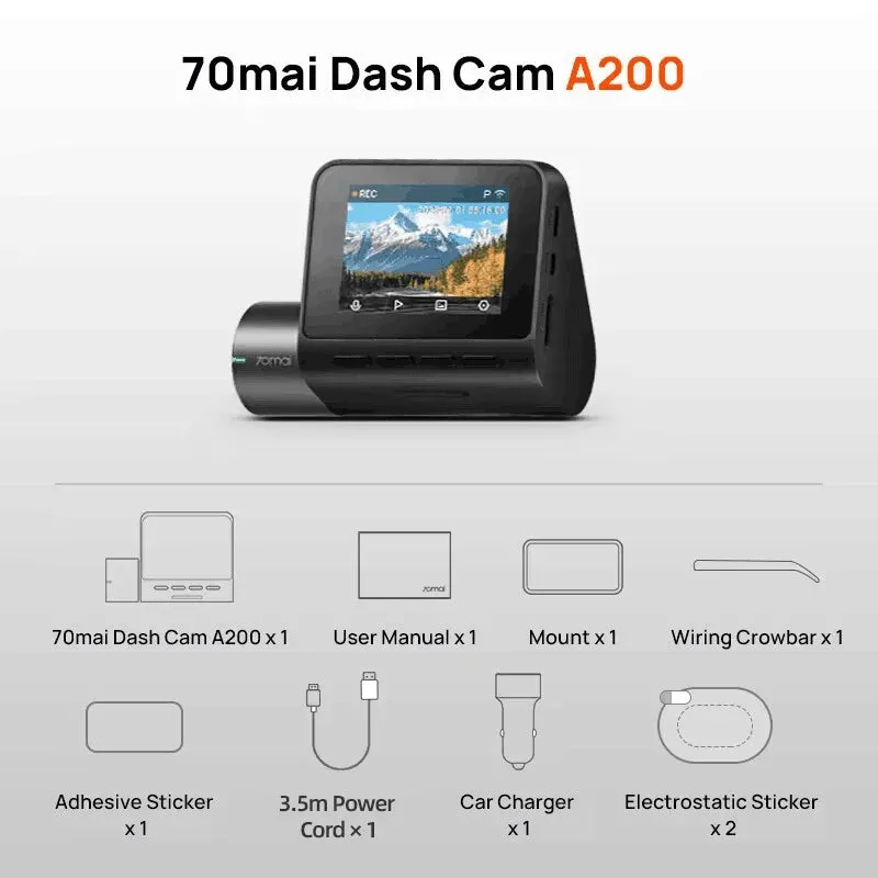 1080P Dual Channel Dash Cam 2 Ips Screen 24H Parking Monitor Night Vision