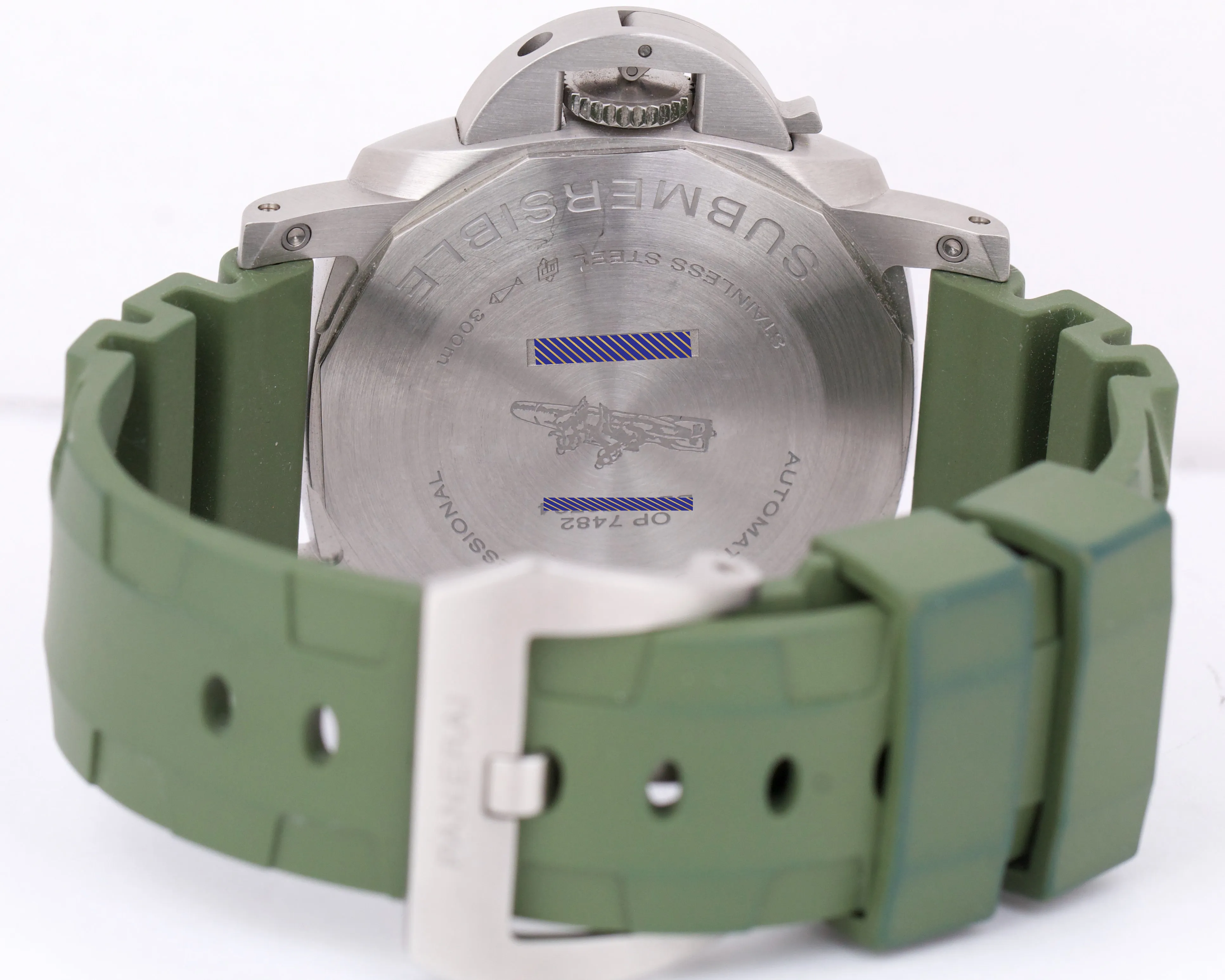 2023 PAPERS Panerai Submersible QuarantaQuattro Bianco GREEN 44mm PAM01226 BOX