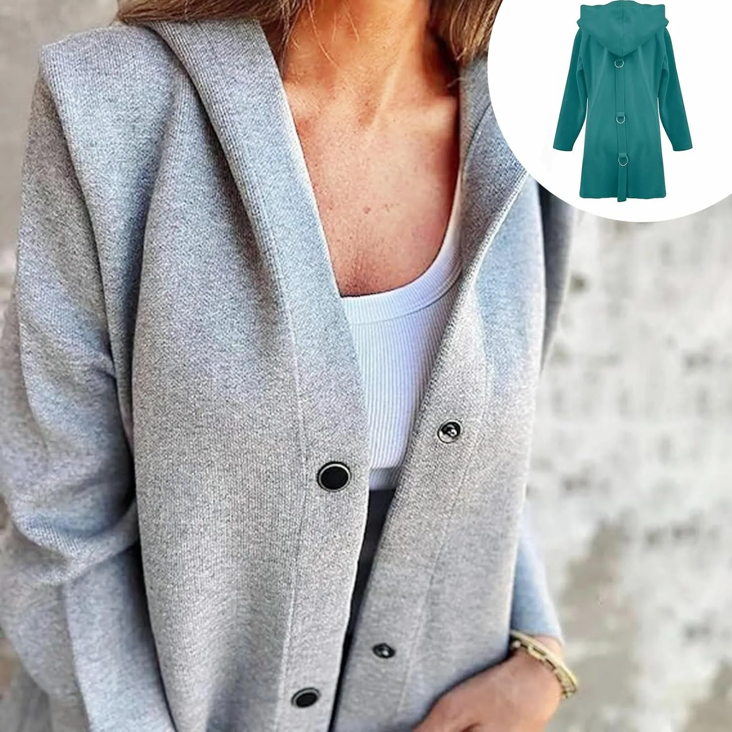 2025 Womens Jackets Casual Single Breasted Hooded, Casual Womens Jacket, Single Breasted Trench Coats for Women