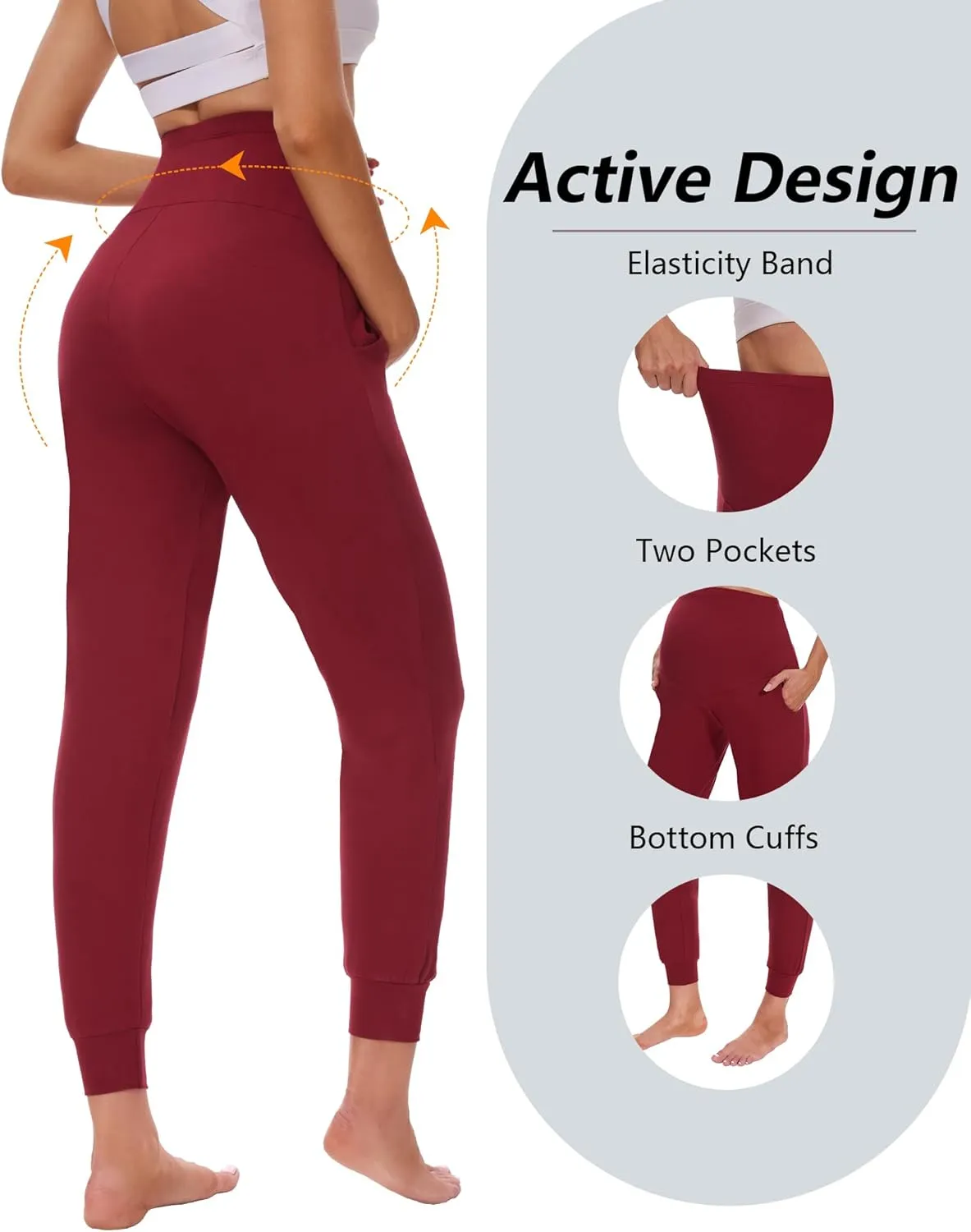 3/4 Pack Women's Maternity Leggings Over The Belly High Waisted Yoga Workout Pregnancy Pants Activewear for Women