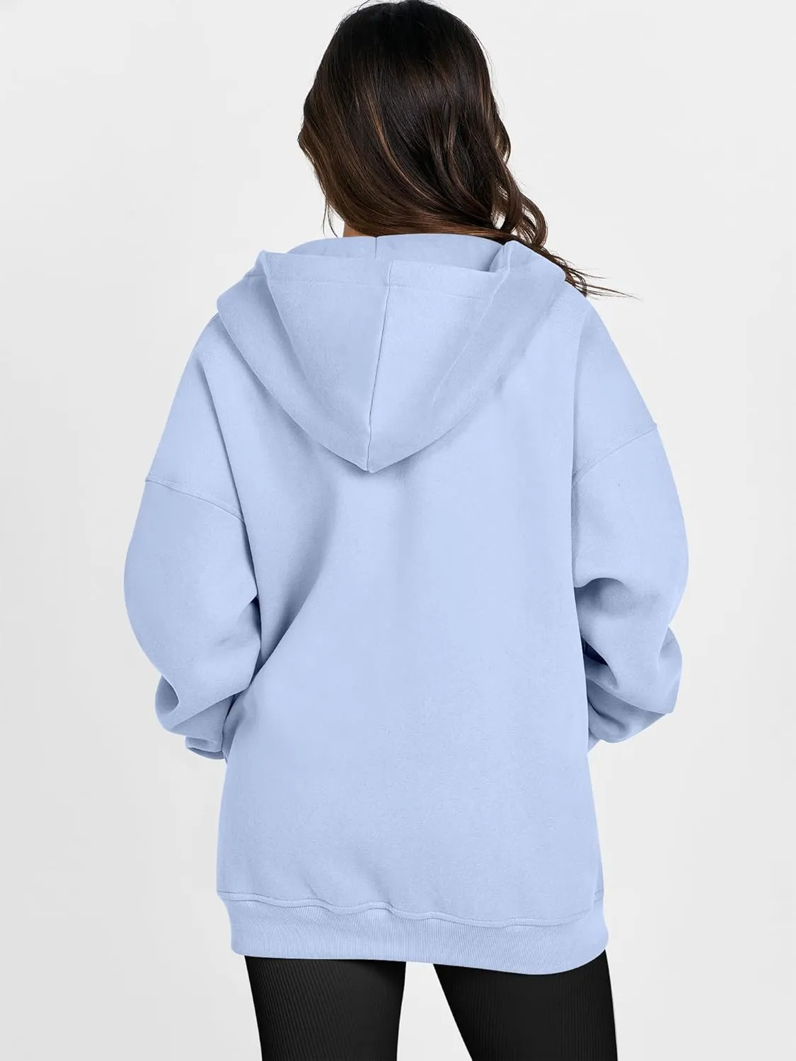 ANRABESS Womens Zip Up Hoodies Oversized Sweatshirt Long Sleeve Fleece Jackets Coat Workout Y2K Outfits 2025 Fall Trendy