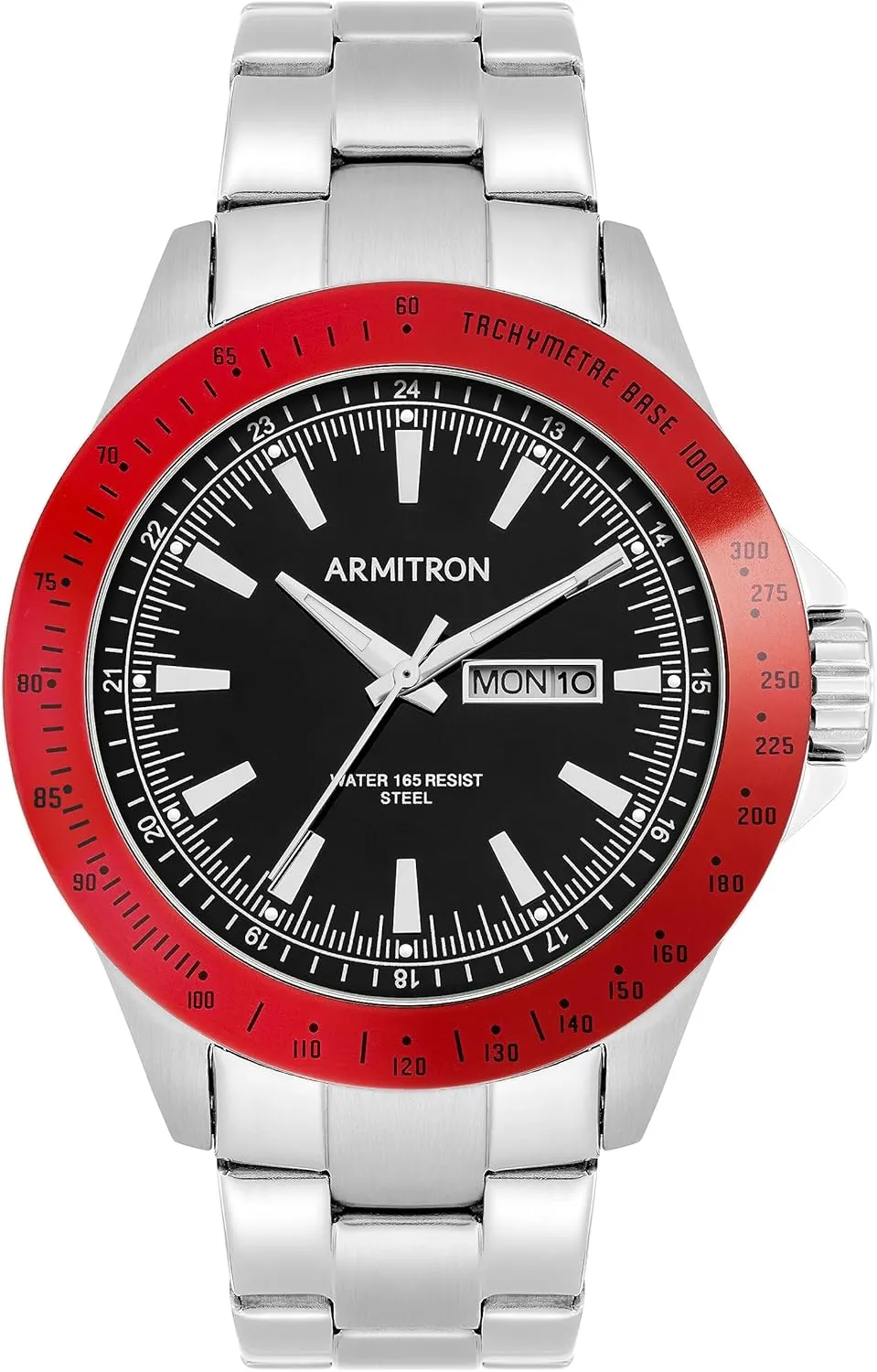 Armitron Men's Stainless Steel Tachymeter Watch, 20/5573