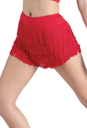 Balera Tiered Fringe Shorts for Girls & Women Perfect for Dance