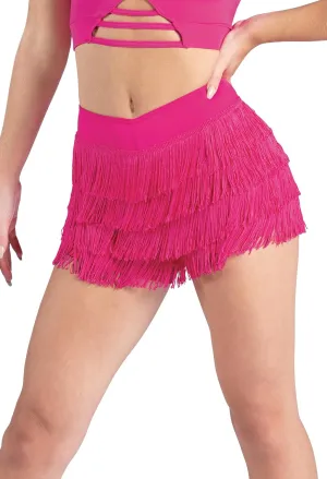 Balera Tiered Fringe Shorts for Girls & Women Perfect for Dance
