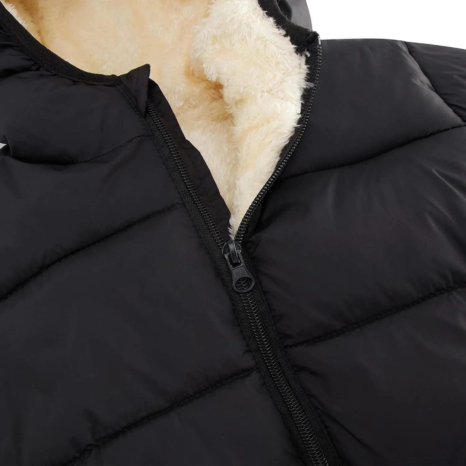 BFUSTYLE Toddler Winter Coats Hooded Infants Fleece Jacket Thickened Jacket for Baby Girls Boys 1-5T