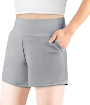 BIG ELEPHANT Girls Swim Shorts, UPF 50  Quick Dry Kids Active Beach Board Short, Youth Swimsuit Bottoms