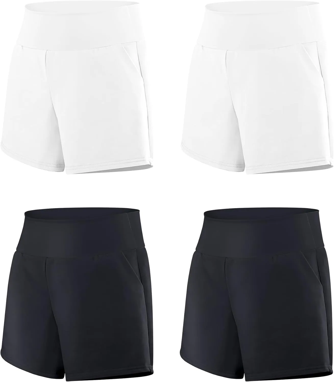 BIG ELEPHANT Girls Swim Shorts, UPF 50  Quick Dry Kids Active Beach Board Short, Youth Swimsuit Bottoms