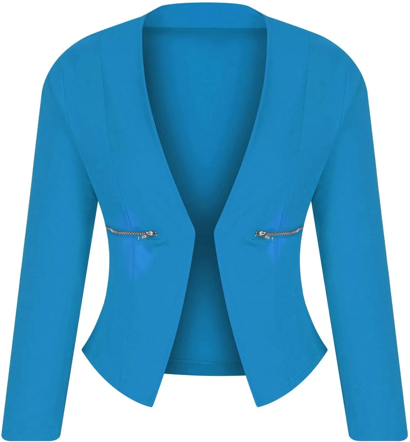 Blazers for Women Long Sleeve Open Front Cardigan Casual Work Office Busssiness Cropped Blazer Suit Jackets