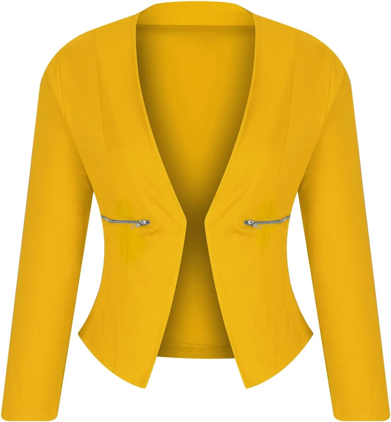 Blazers for Women Long Sleeve Open Front Cardigan Casual Work Office Busssiness Cropped Blazer Suit Jackets