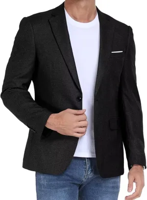 BONOW Men's Casual Blazer Jacket,Slim Fit Lightweight Sport Coats for Men One Button Bussiness Suit Jacket