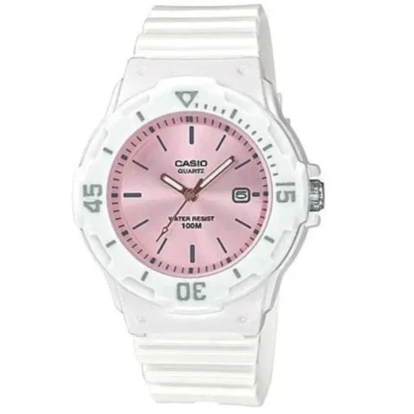 Casio Ladies White Analogue LRW200H-4E3/LRW-200H-4E3V