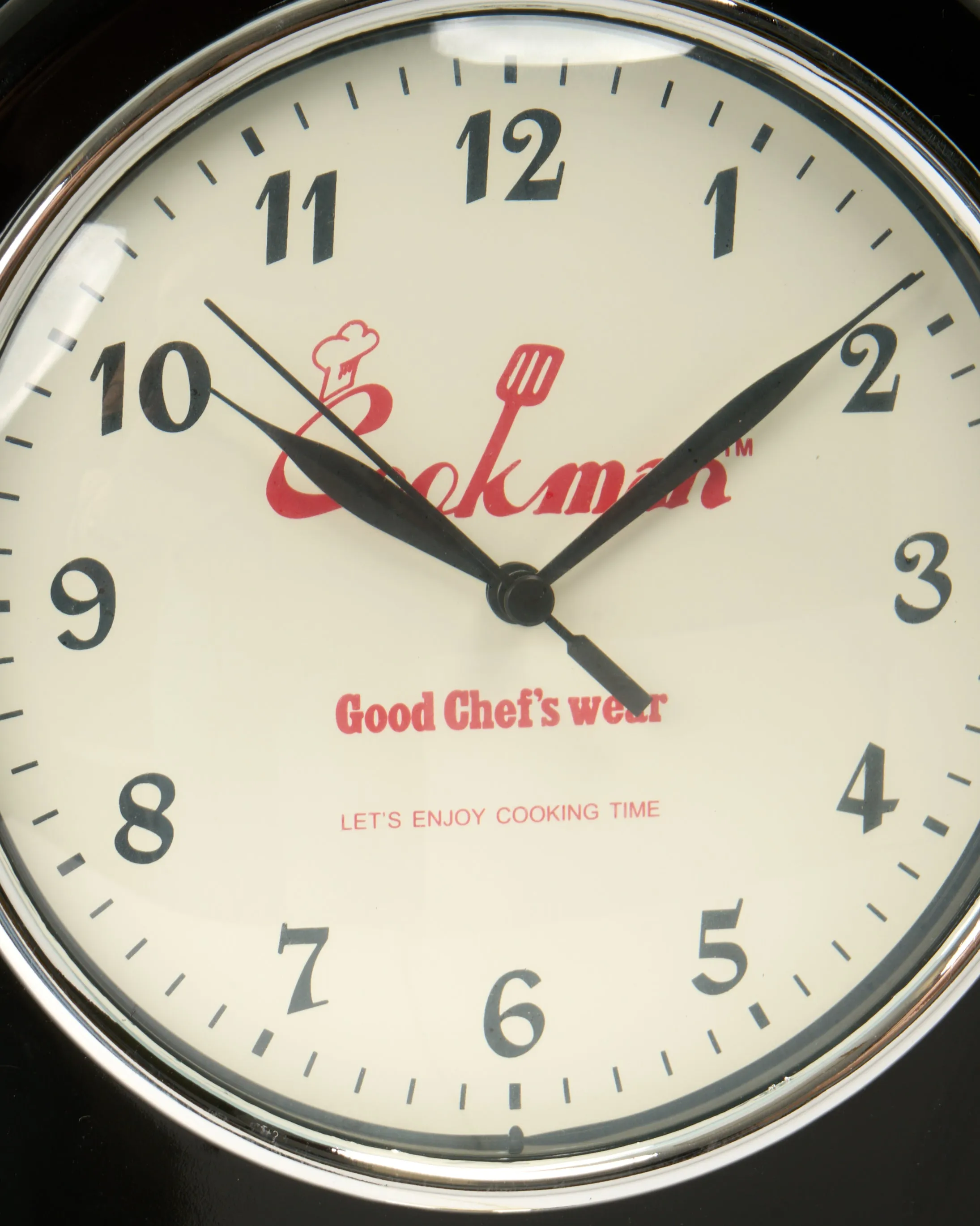 Cookman Kitchen Clock - Black