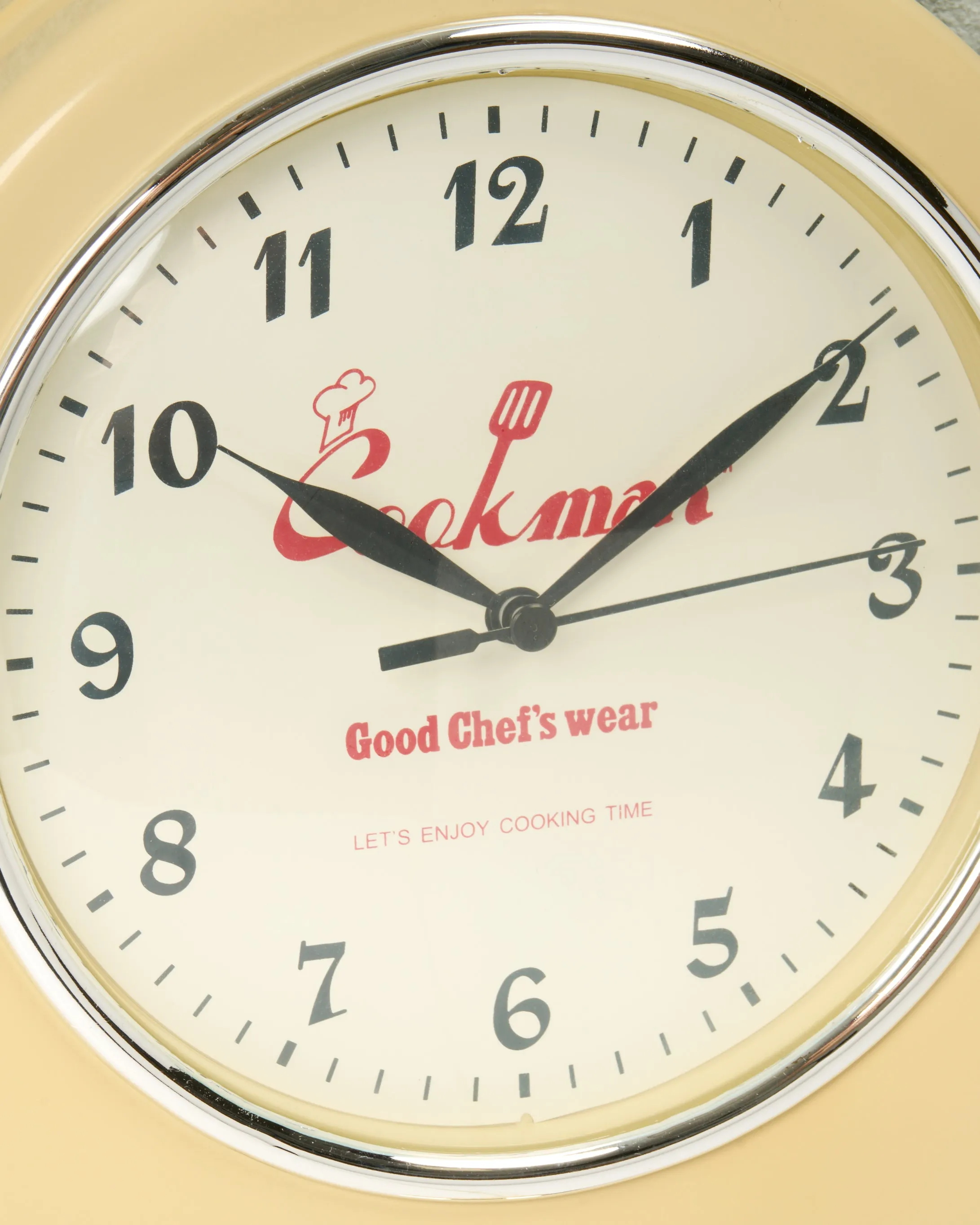 Cookman Kitchen Clock - Ivory