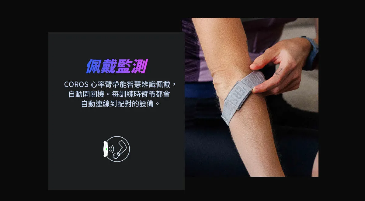 COROS Heart Rate Monitor 心率偵測臂帶