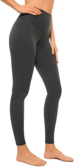 CRZ YOGA Air Feeling High Waisted Leggings for Women 25'' - Warm Thick Workout Buttery Soft Yoga Pants Lounge