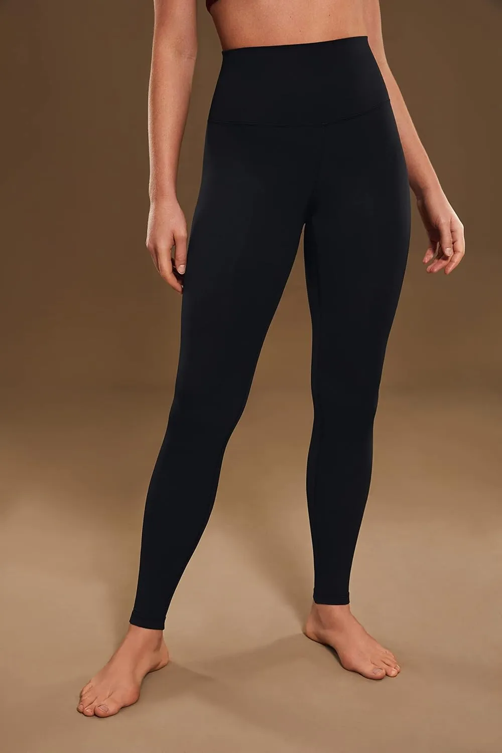 CRZ YOGA Air Feeling High Waisted Leggings for Women 25'' - Warm Thick Workout Buttery Soft Yoga Pants Lounge