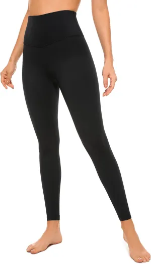 CRZ YOGA Air Feeling High Waisted Leggings for Women 25'' - Warm Thick Workout Buttery Soft Yoga Pants Lounge