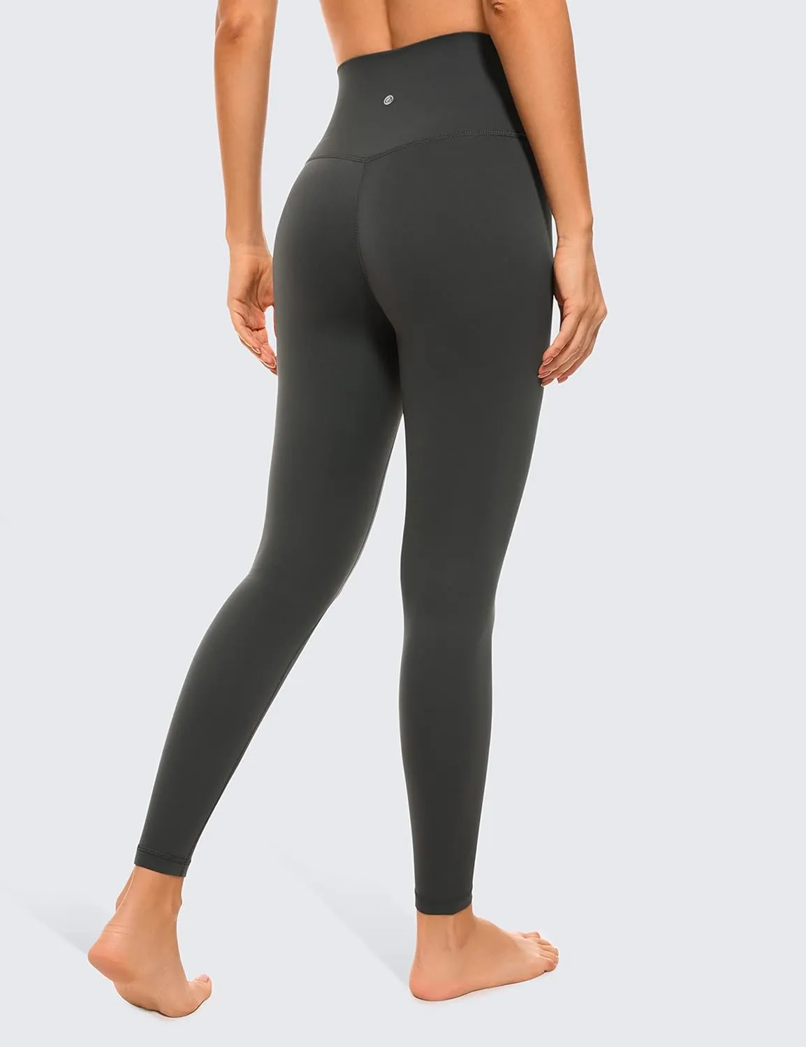 CRZ YOGA Air Feeling High Waisted Leggings for Women 25'' - Warm Thick Workout Buttery Soft Yoga Pants Lounge