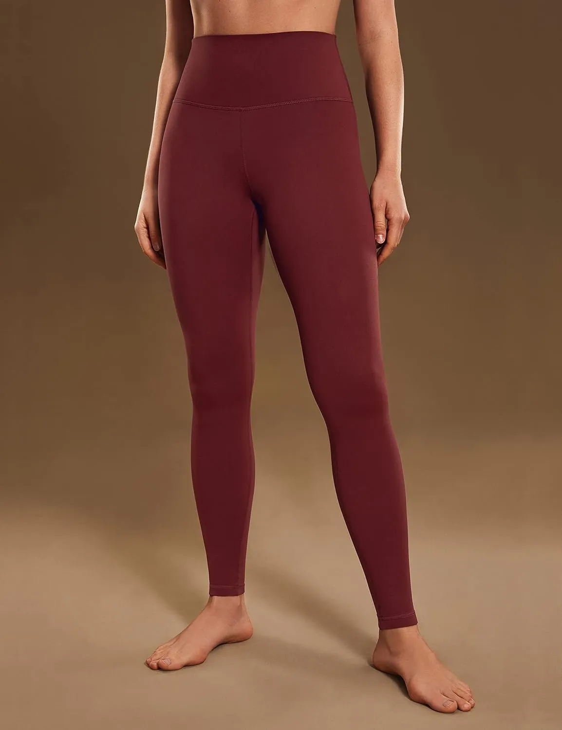 CRZ YOGA Air Feeling High Waisted Leggings for Women 28'' - Warm Thick Workout Buttery Soft Yoga Pants Lounge