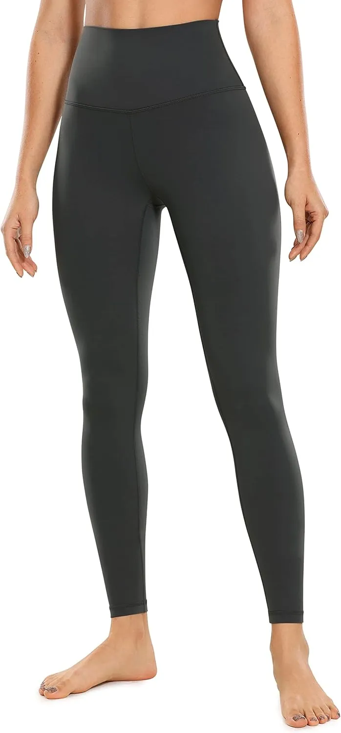 CRZ YOGA Air Feeling High Waisted Leggings for Women 28'' - Warm Thick Workout Buttery Soft Yoga Pants Lounge