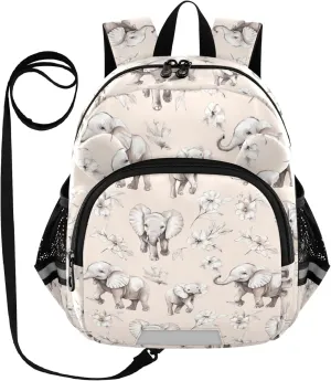 Cute Ears Kids Sport Backpack Leash Kids Boy's/Girl's Anti-Lost Personalized Mini Bag with Reflective Strip S Beauty Elephant