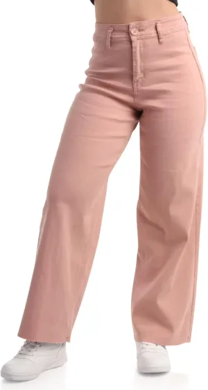 dollhouse Women's Jeans - Wide Leg Flare Cargo Jeans - Straight Leg Loose Cut Denim Pants with Cargo Pockets for Women (1-13)