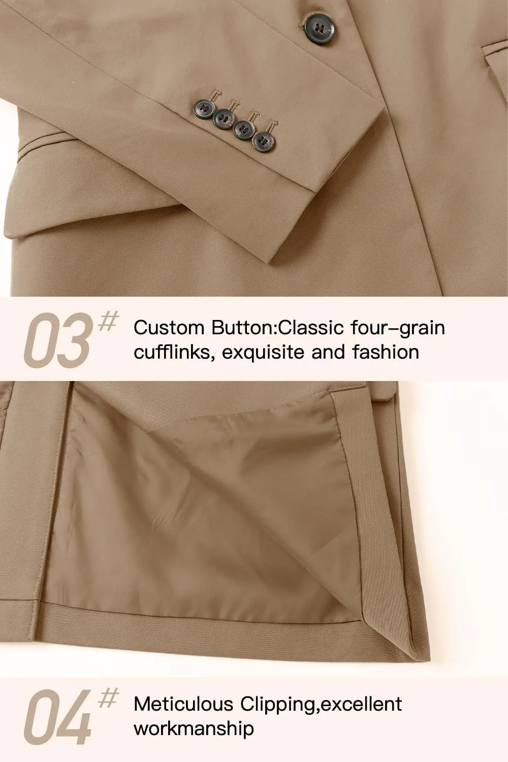 FARVALUE Womens Spring Casual Blazers Long Sleeve Notch Lapel Work Office Fall Blazer Jackets with Pockets
