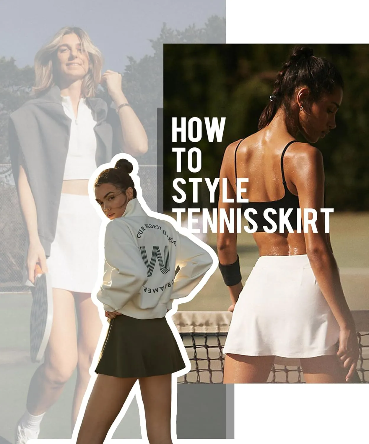 FULLSOFT Women's Tennis Golf Skirts with Pockets High Waisted Pleated Athletic Skorts Shorts for Pickleball Workout