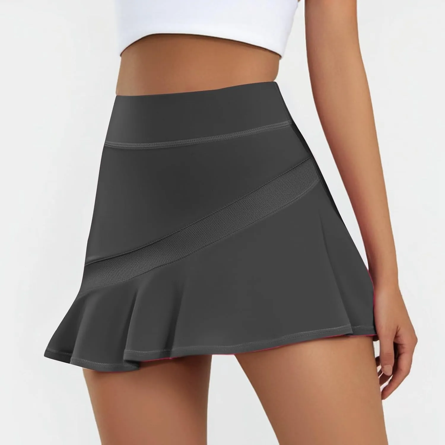 FZVYD Tennis Skirts for Women Golf Skirt Skorts with Pockets Pleated High Waist Athletic Casual Biking Skort for Riding 2025