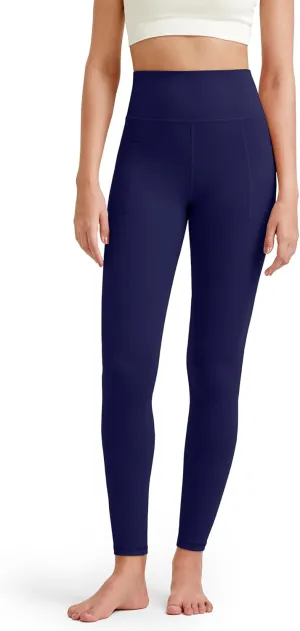 G4Free Barefeel Yoga Leggings for Women High Waisted Yoga Pants with Pockets Soft Workout Athletic Gym Pants 20" 25"/27"/29"