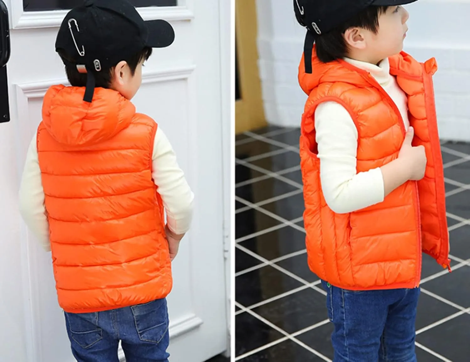 Girls Toddler Boys Cartoon Print Zip Jacket Hooded Trench Lightweight Kids Coats Windbreaker Outdoor Cute Dust