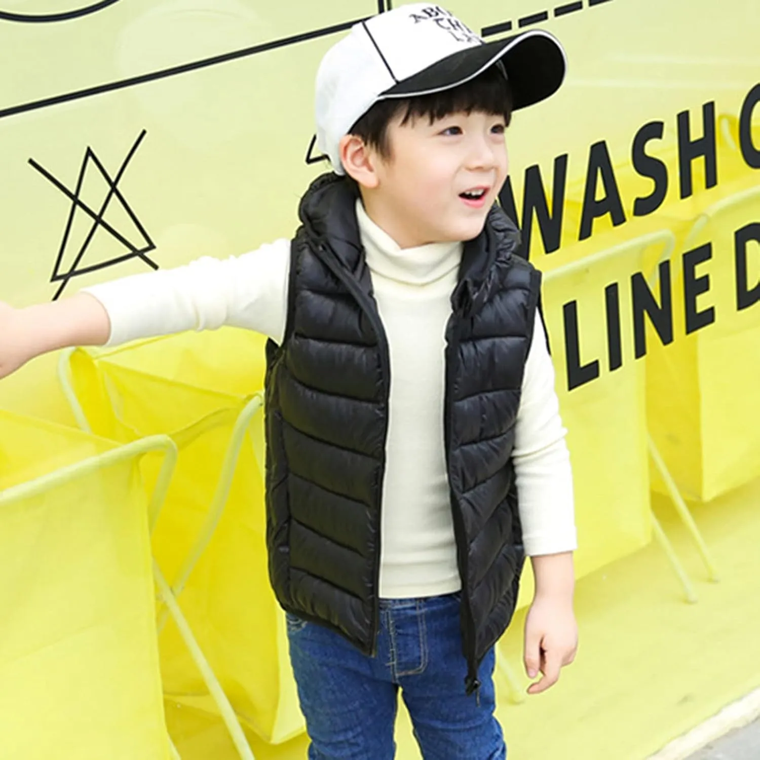 Girls Toddler Boys Cartoon Print Zip Jacket Hooded Trench Lightweight Kids Coats Windbreaker Outdoor Cute Dust