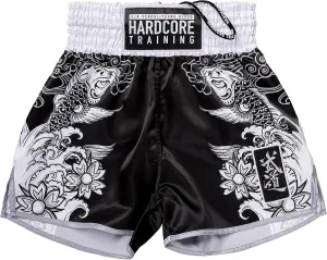 Hardcore Training Muay Thai Shorts Japanese Cortoon Design Kick Boxing MMA Combat Sport Sparring Trunks Cage Fight