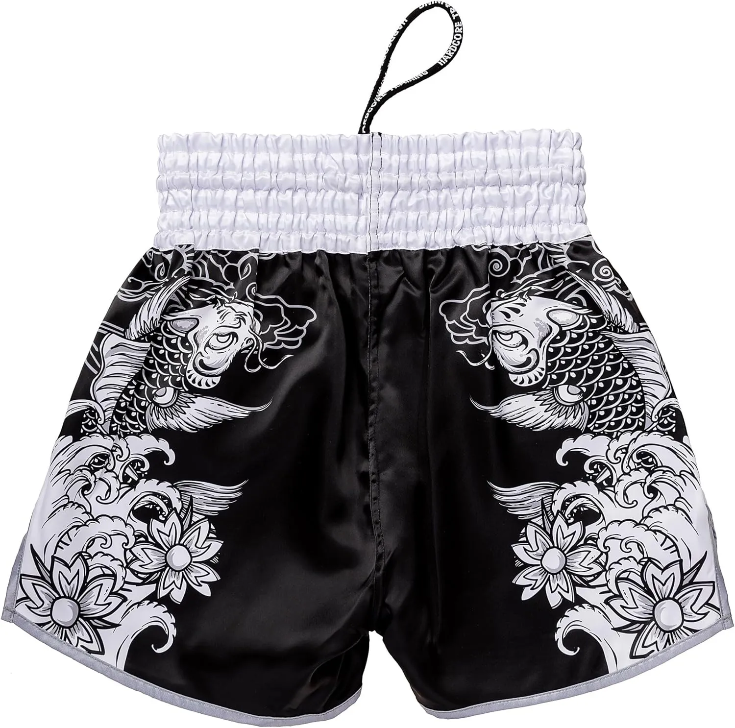 Hardcore Training Muay Thai Shorts Japanese Cortoon Design Kick Boxing MMA Combat Sport Sparring Trunks Cage Fight
