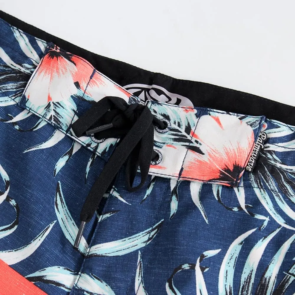 Hawaiian Microfiber, 4-Way Stretch Boardshorts - Multiple Pockets