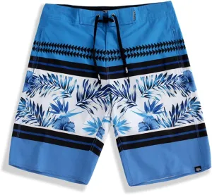 Hawaiian Microfiber, 4-Way Stretch Boardshorts - Multiple Pockets