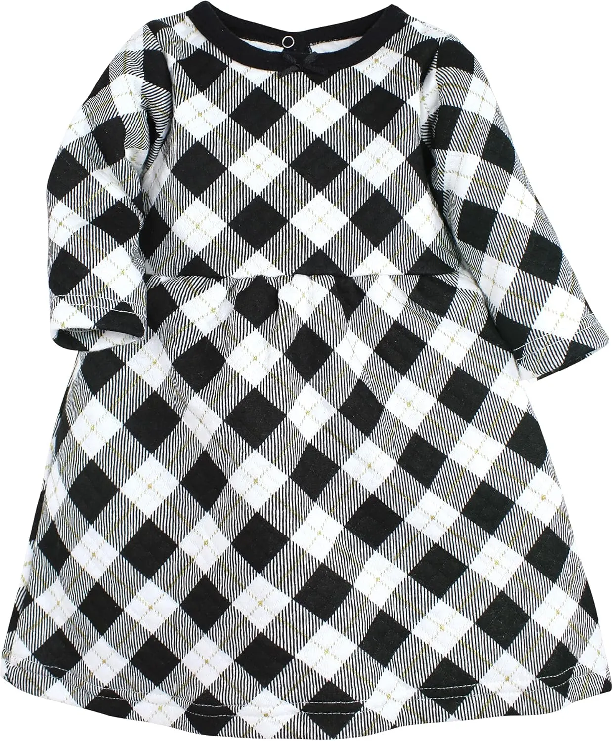 Hudson Baby Unisex Baby Quilted Cotton Dress and Leggings