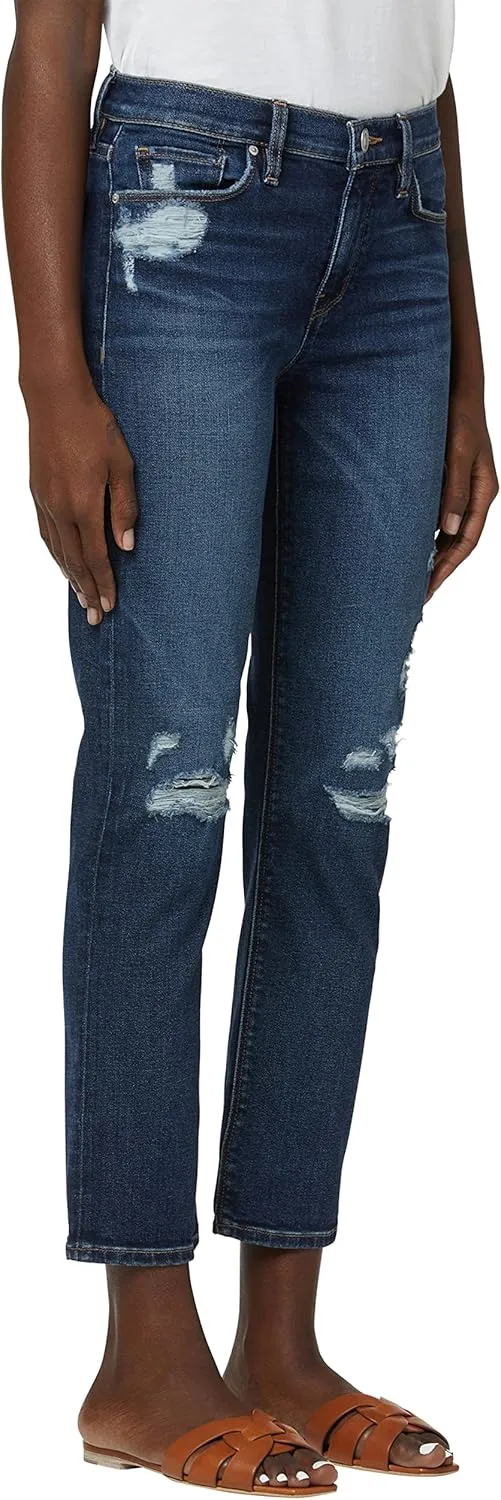 HUDSON Women's Nico Mid-Rise Straight Leg Crop Jean