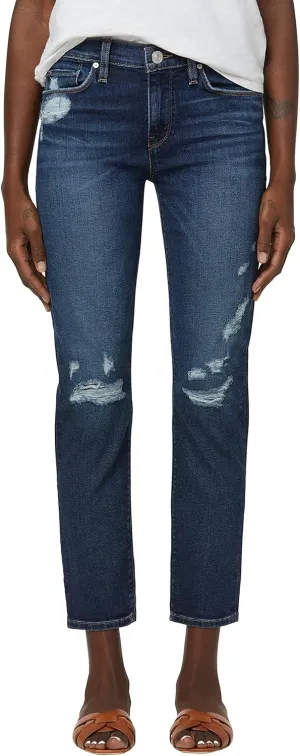 HUDSON Women's Nico Mid-Rise Straight Leg Crop Jean