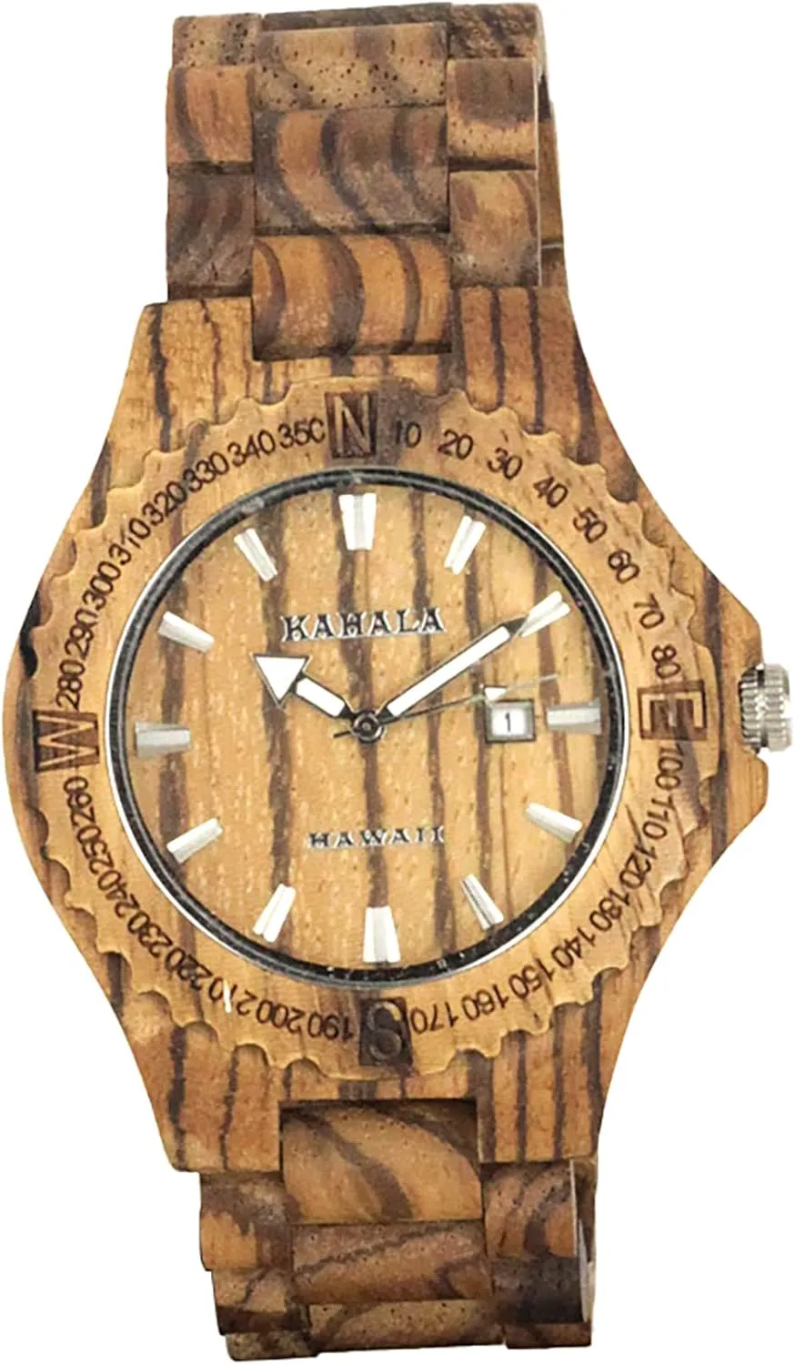 Hula Girl Handmade Hawaiian Wooden Watch (Kahala 33)
