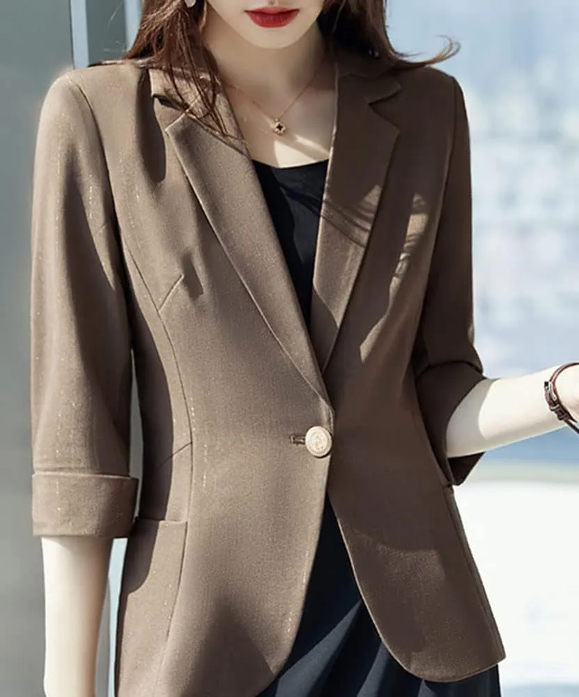 Kedera Womens Blazers & Suit Jacket Casual Work Blazer Office Jacket Slim Fit Blazer for Business Lady