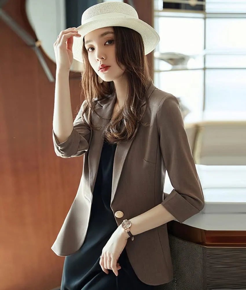 Kedera Womens Blazers & Suit Jacket Casual Work Blazer Office Jacket Slim Fit Blazer for Business Lady