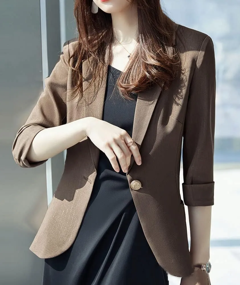 Kedera Womens Blazers & Suit Jacket Casual Work Blazer Office Jacket Slim Fit Blazer for Business Lady