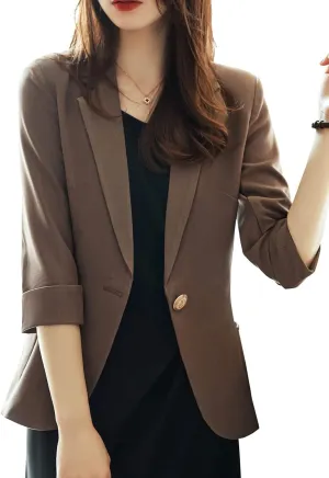 Kedera Womens Blazers & Suit Jacket Casual Work Blazer Office Jacket Slim Fit Blazer for Business Lady
