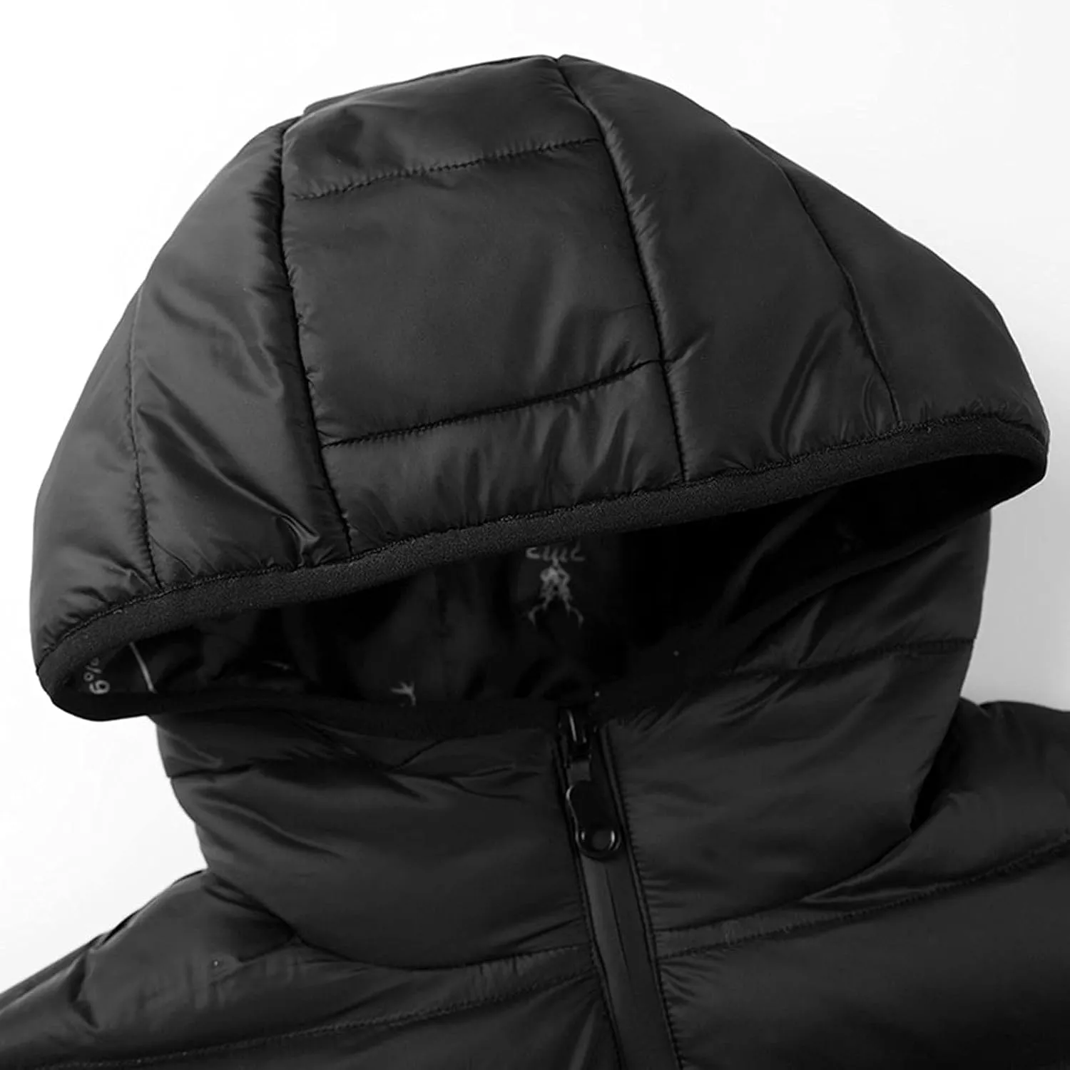 Kids Heated Jacket with Hood, Boys Girls Winter Hooded Coats USB Charging Waterproof Windproof Vest