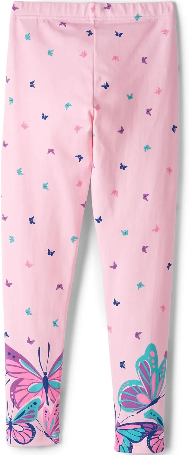 Lands' End Girls Tough Cotton Novelty Leggings