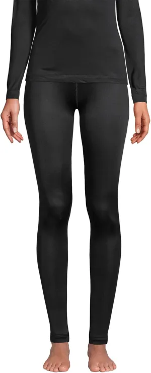 Lands' End Women's Silk Interlock Long Underwear Leggings Pants
