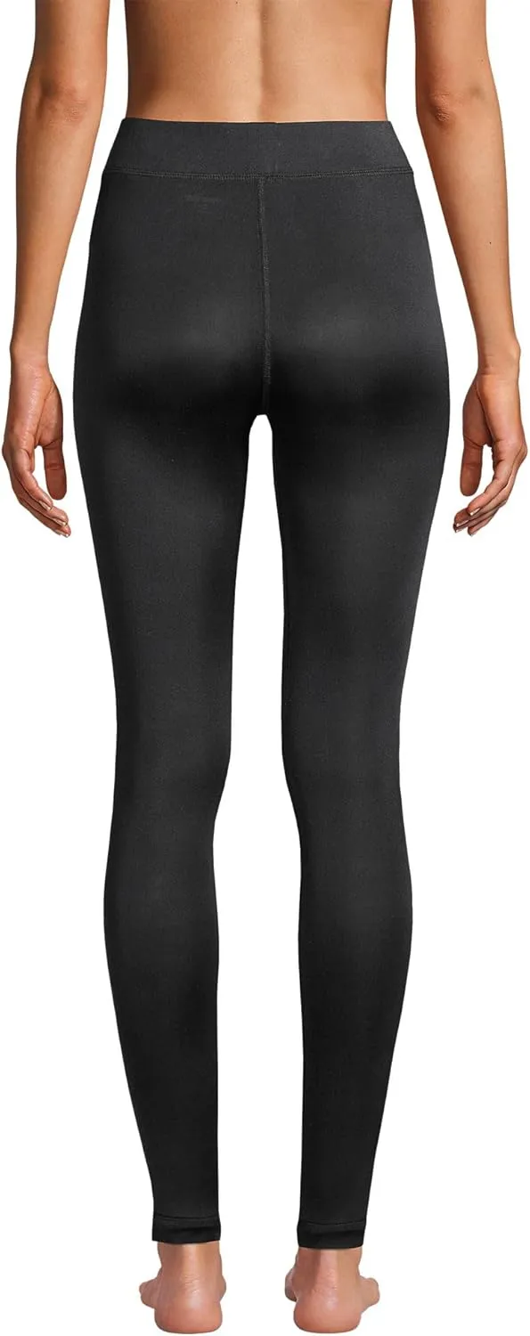 Lands' End Women's Silk Interlock Long Underwear Leggings Pants