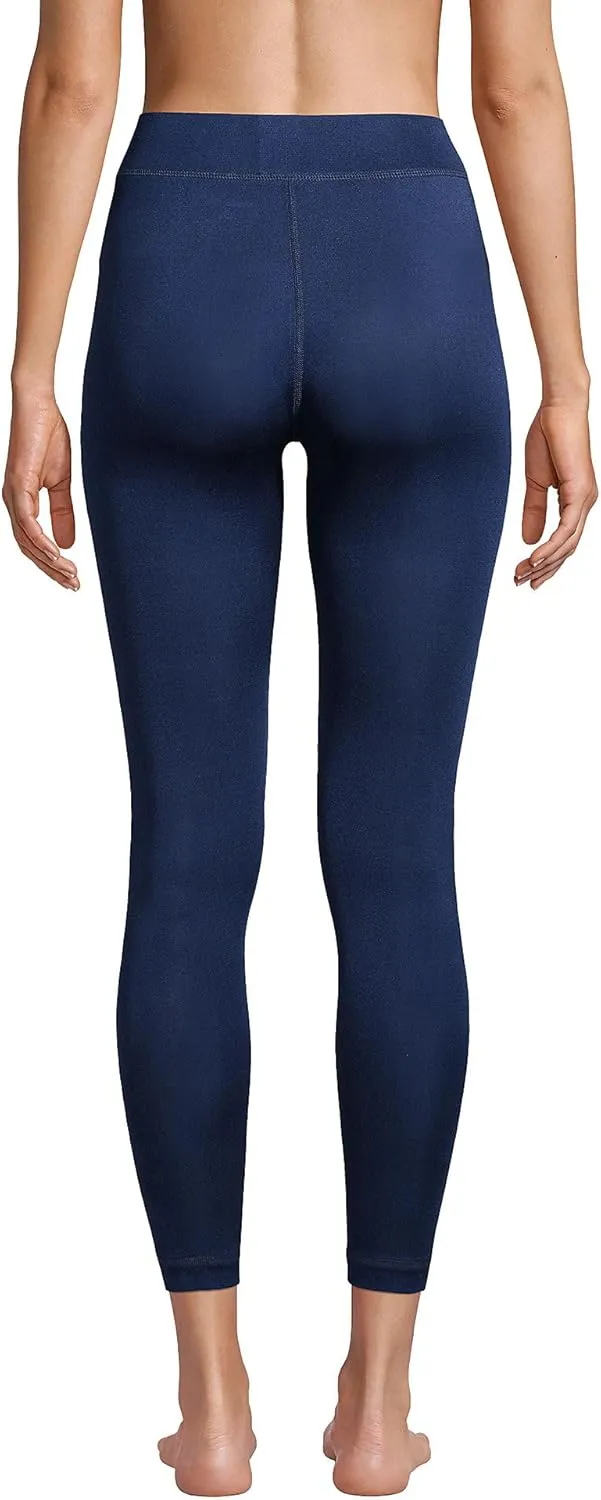Lands' End Women's Silk Interlock Long Underwear Leggings Pants